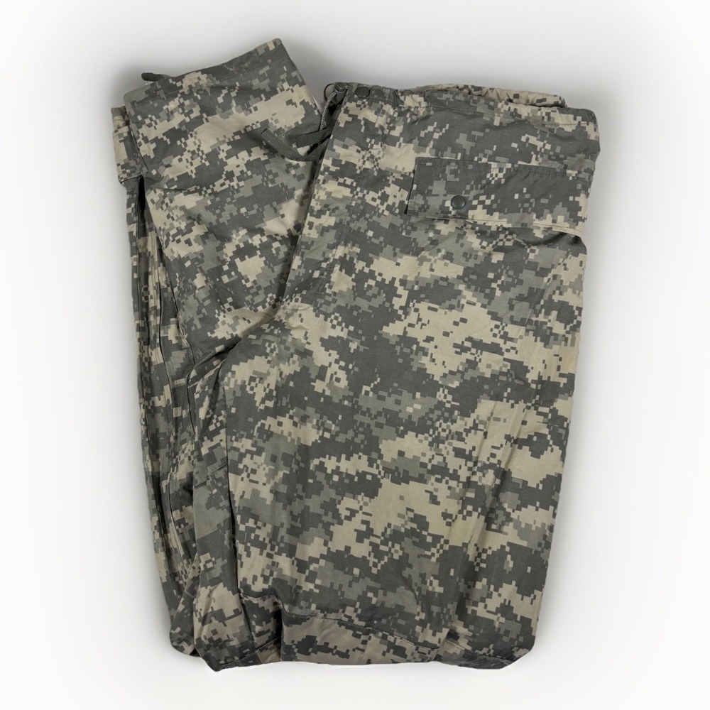 ACU Digital Camo Rainsuit Trousers Mens Small‎ ACU Tactical Rain Army Utility